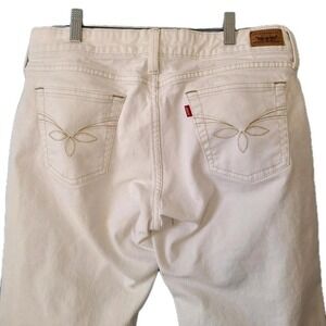 Levi's 545 Jeans capris size 12 White Capri Pants Women's Sz 12